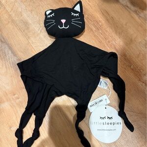 Little Sleepies Black Cat Plush